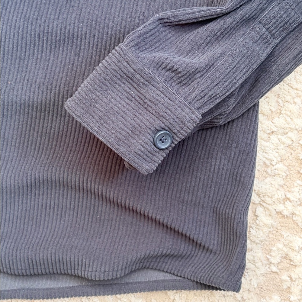 NEW 32 Degrees Men's Casual Button Down Shirt - Dark Blue Gray M - Picture 8 of 14